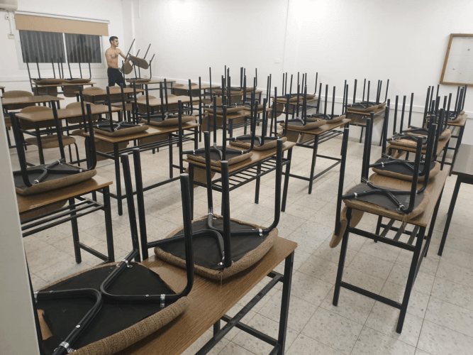 ניקיון ותחזוקה ביית ספר